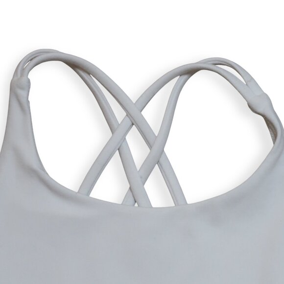 Athleta Girl Upbeat Sports Bra White - Picture 4 of 7